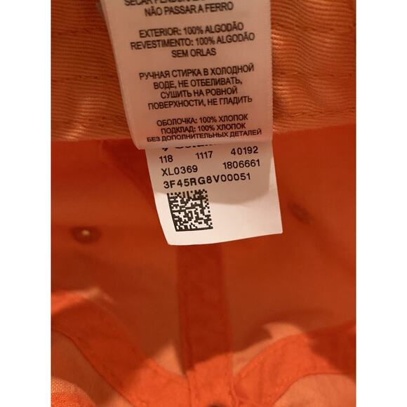 Columbia Sportswear Patch Womens Orange Adjustable Strapback Hat Size O/S - Picture 9 of 9
